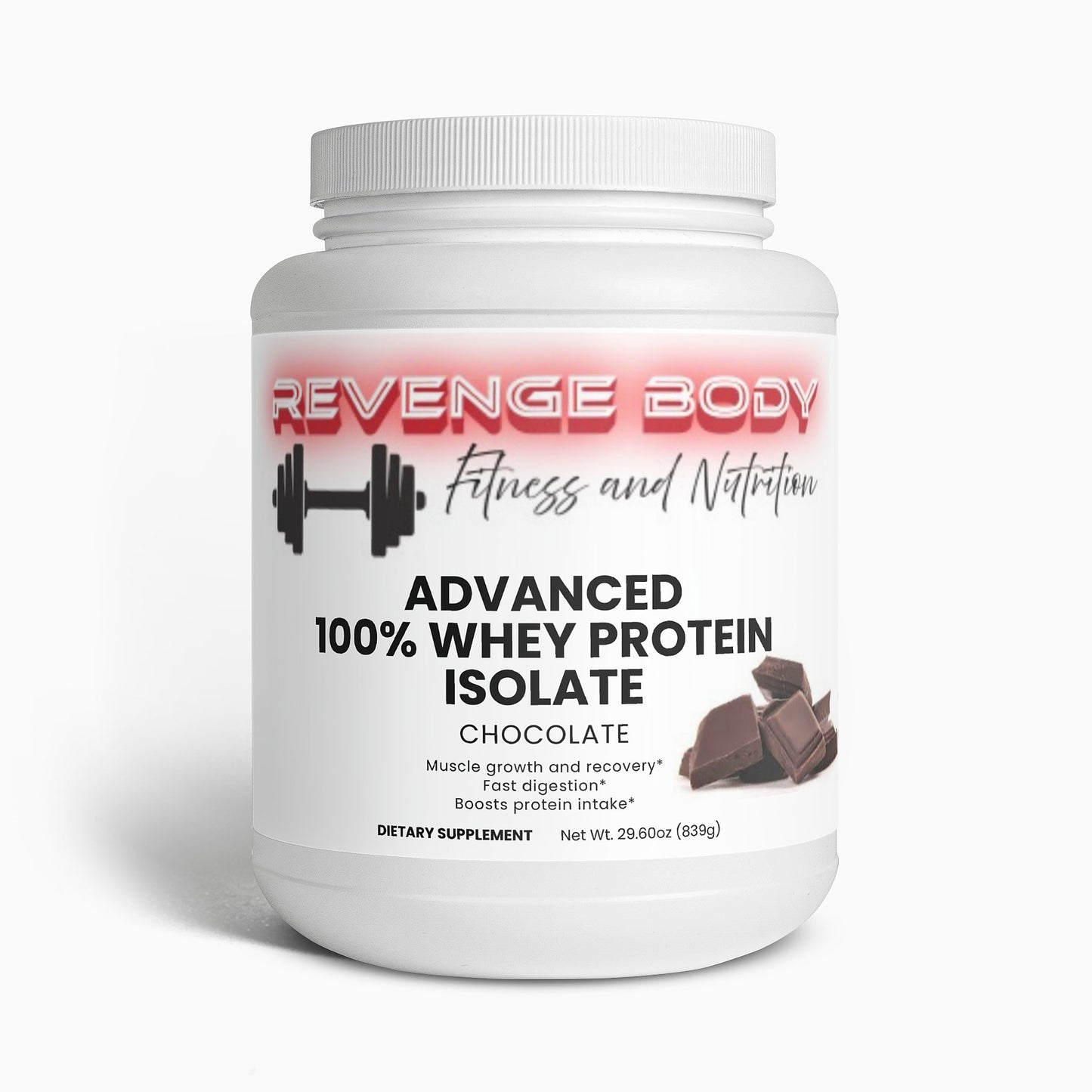 Advanced 100% Whey Protein Isolate (Chocolate)