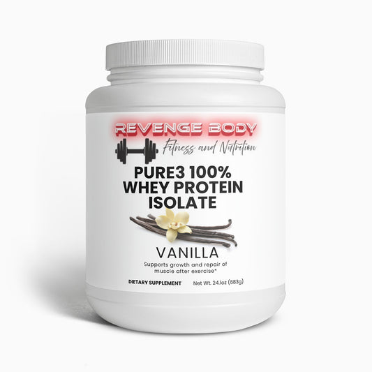 Pure3 100% Whey Protein Isolate (Vanilla)
