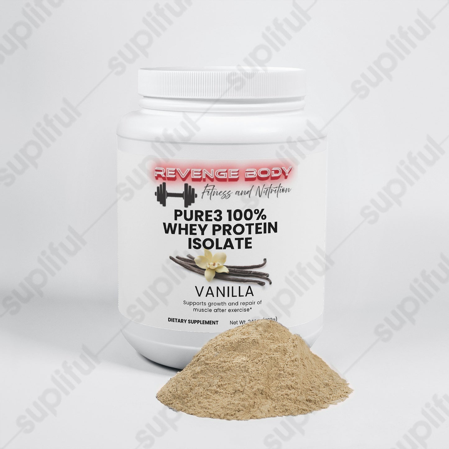 Pure3 100% Whey Protein Isolate (Vanilla)